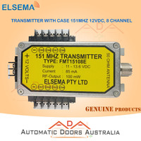 ELSEMA_FMT15108E_TRANSMITTER WITH CASE 151MHZ 12VDC  8 CHANNEL