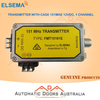 ELSEMA _FMT15101E_TRANSMITTER WITH CASE 151MHZ 12VDC, 1 CHANNEL